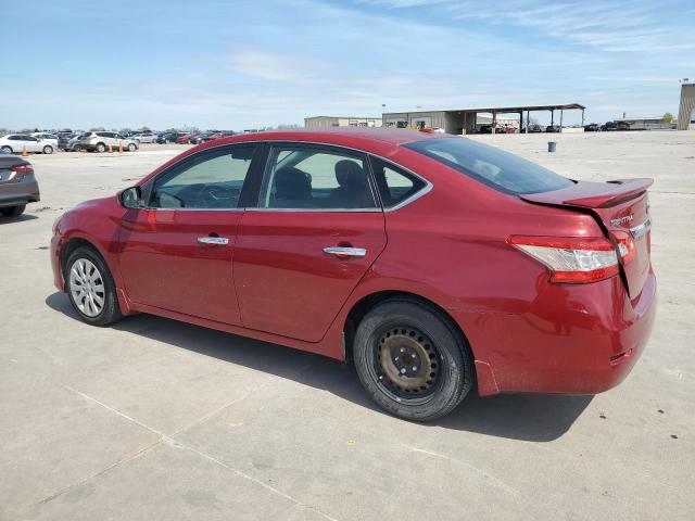 3N1AB7AP9DL755422 - 2013 NISSAN SENTRA S MAROON photo 2