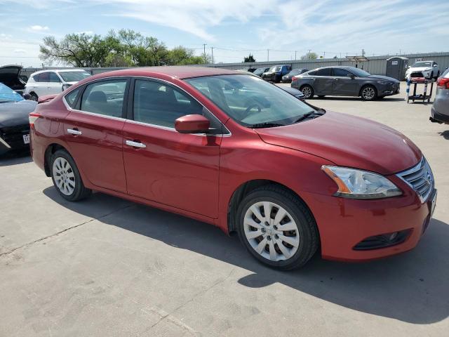 3N1AB7AP9DL755422 - 2013 NISSAN SENTRA S MAROON photo 4