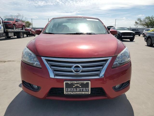 3N1AB7AP9DL755422 - 2013 NISSAN SENTRA S MAROON photo 5