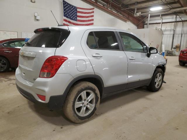 3GNCJNSB2KL367971 - 2019 CHEVROLET TRAX LS SILVER photo 3