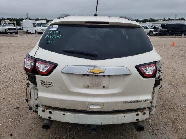 1GNKRJKD8FJ245353 - 2015 CHEVROLET TRAVERSE LTZ WHITE photo 6