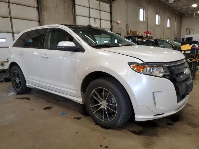 2FMDK4AK0DBA05041 - 2013 FORD EDGE SPORT WHITE photo 4