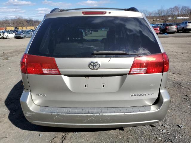 5TDZA22CX4S144472 - 2004 TOYOTA SIENNA XLE BEIGE photo 6