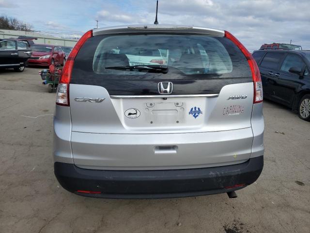 2HKRM4H33EH632003 - 2014 HONDA CR-V LX SILVER photo 6