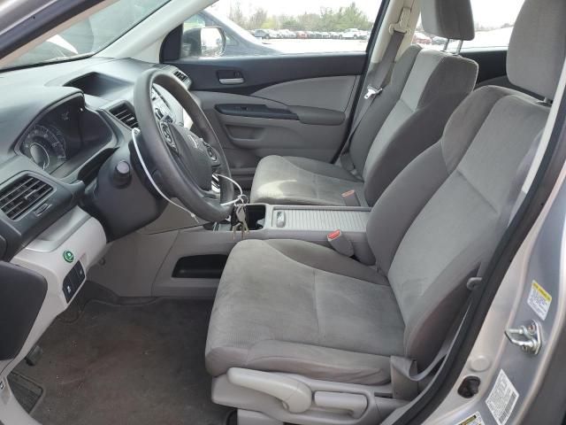 2HKRM4H33EH632003 - 2014 HONDA CR-V LX SILVER photo 7