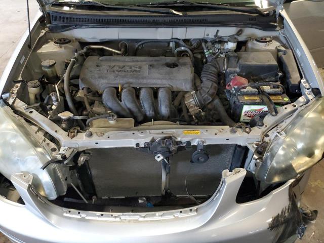 1NXBR32E35Z354728 - 2005 TOYOTA COROLLA CE SILVER photo 11