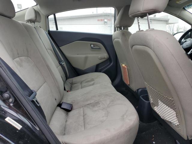 KNADM4A34E6379625 - 2014 KIA RIO LX BLACK photo 10