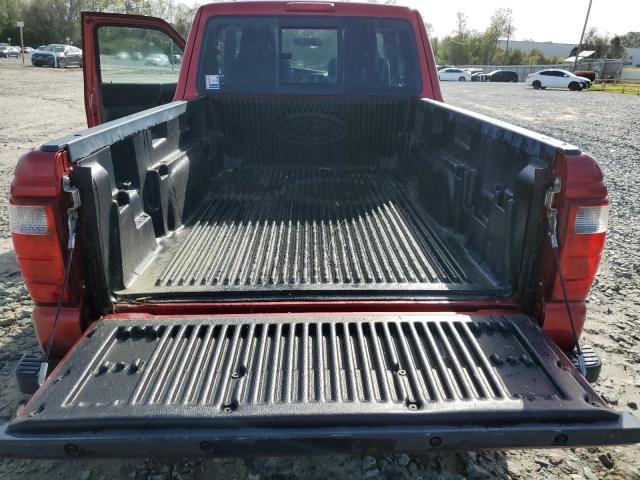 1FTYR44U74PA20238 - 2004 FORD RANGER SUPER CAB RED photo 10