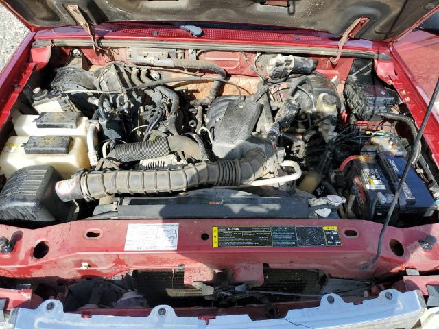 1FTYR44U74PA20238 - 2004 FORD RANGER SUPER CAB RED photo 11