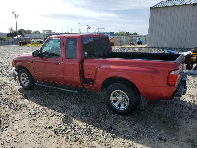 1FTYR44U74PA20238 - 2004 FORD RANGER SUPER CAB RED photo 2