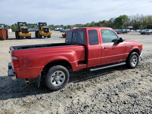 1FTYR44U74PA20238 - 2004 FORD RANGER SUPER CAB RED photo 3
