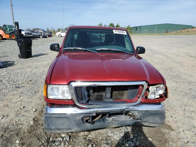 1FTYR44U74PA20238 - 2004 FORD RANGER SUPER CAB RED photo 5