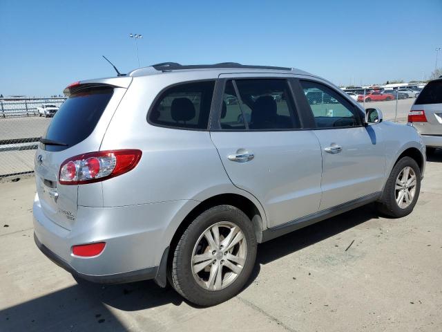 5XYZK4AG9BG009829 - 2011 HYUNDAI SANTA FE LIMITED SILVER photo 3