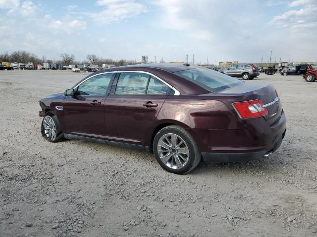 1FAHP2FW0BG111413 - 2011 FORD TAURUS LIMITED BURGUNDY photo 2