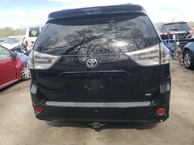 5TDXK3DC7BS036671 - 2011 TOYOTA SIENNA SPORT BLACK photo 6