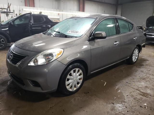 3N1CN7AP7DL864297 - 2013 NISSAN VERSA S GRAY photo 1