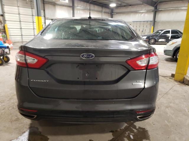 3FA6P0H92GR125350 - 2016 FORD FUSION SE GRAY photo 6