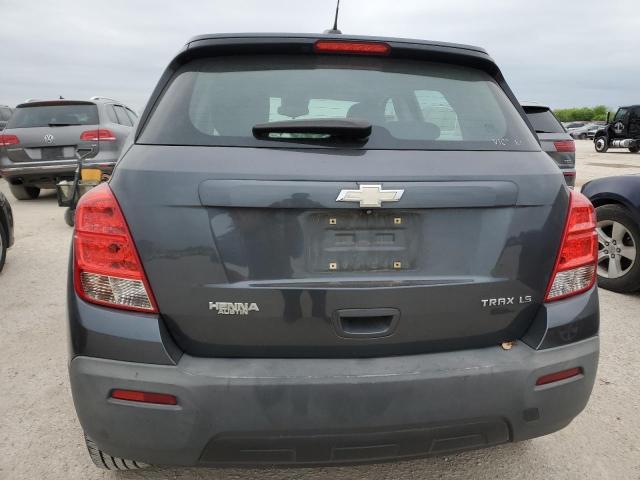 3GNCJKSBXGL121143 - 2016 CHEVROLET TRAX LS GRAY photo 6