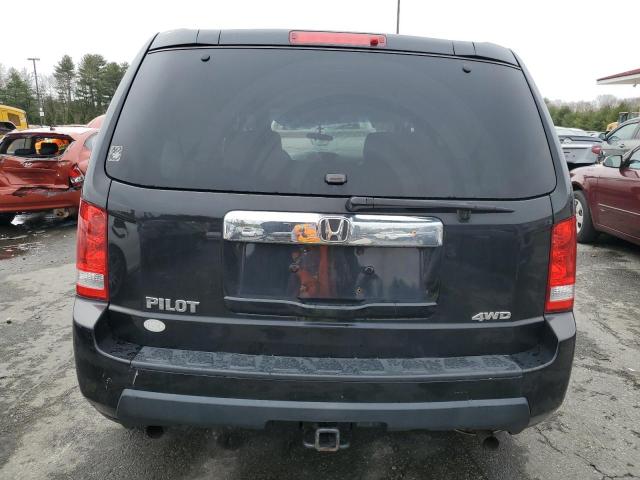 5FNYF4H24BB098971 - 2011 HONDA PILOT LX BLACK photo 6