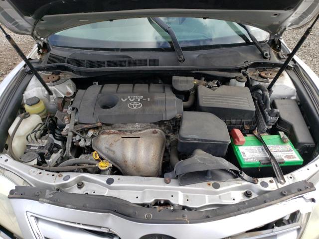 4T4BF3EK7AR006375 - 2010 TOYOTA CAMRY BASE SILVER photo 11