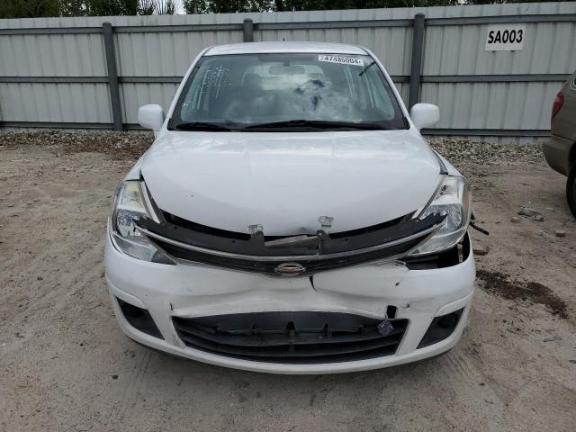 3N1BC1CP4CK236861 - 2012 NISSAN VERSA S WHITE photo 5