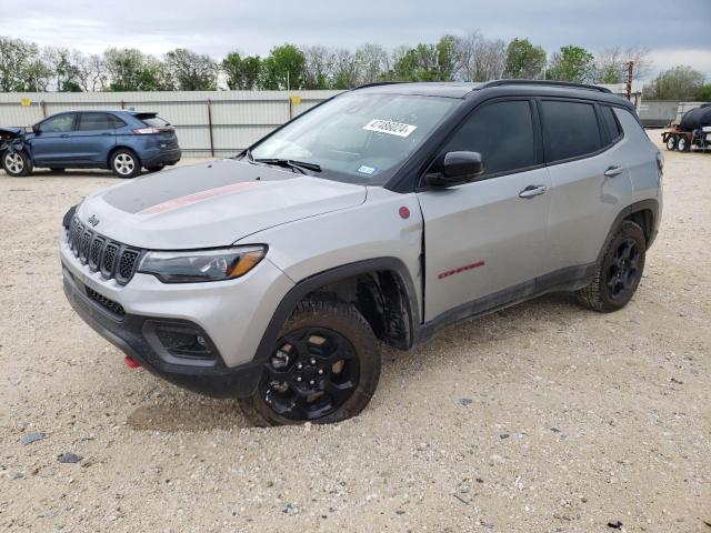 3C4NJDDNXPT502835 - 2023 JEEP COMPASS TRAILHAWK GRAY photo 1