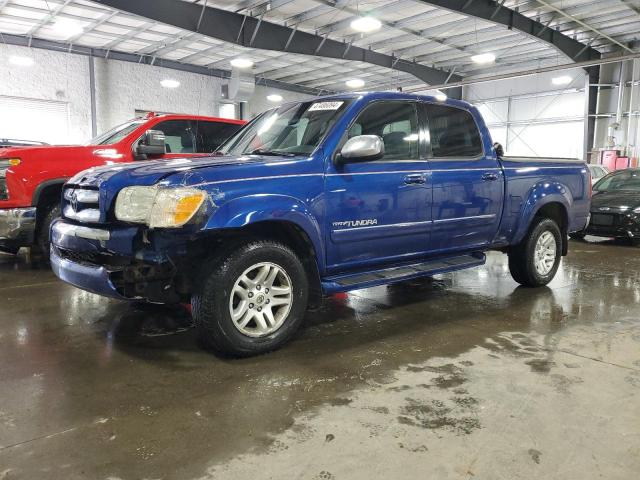 5TBDT44135S475884 - 2005 TOYOTA TUNDRA DOUBLE CAB SR5 BLUE photo 1