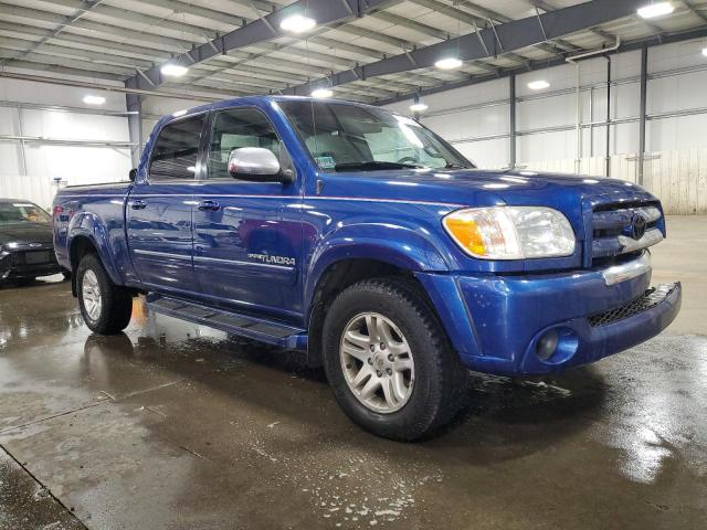 5TBDT44135S475884 - 2005 TOYOTA TUNDRA DOUBLE CAB SR5 BLUE photo 4