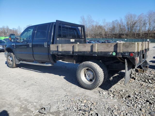 1FDWW37R08EC65221 - 2008 FORD F350 SUPER DUTY BLACK photo 2