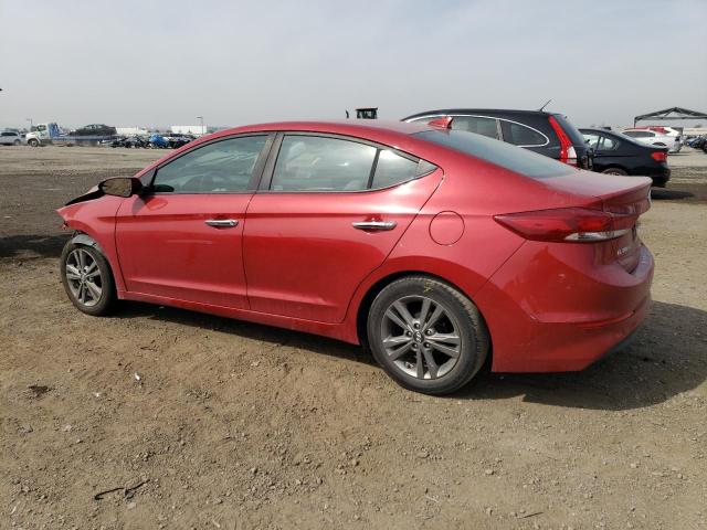 5NPD84LF1HH181948 - 2017 HYUNDAI ELANTRA SE RED photo 2