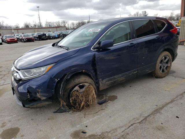 5J6RW2H56JL015713 - 2018 HONDA CR-V EX BLUE photo 1