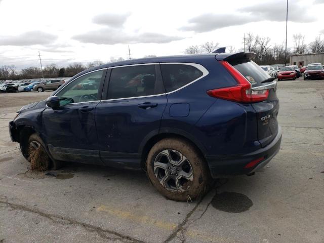 5J6RW2H56JL015713 - 2018 HONDA CR-V EX BLUE photo 2