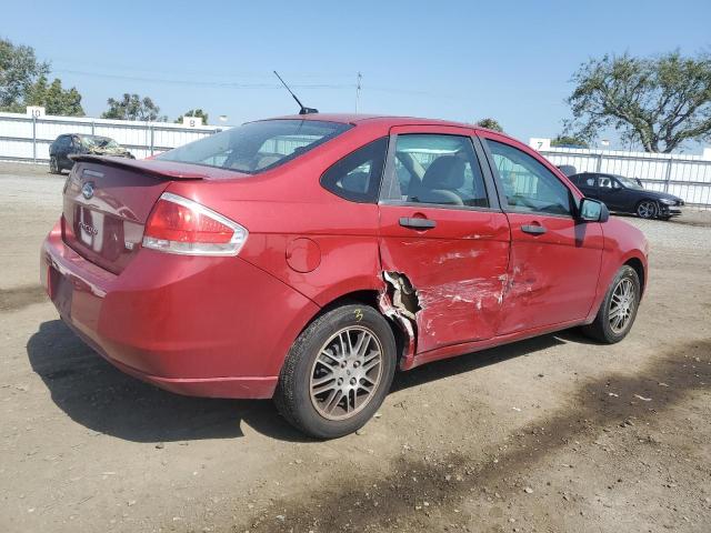 1FAHP3FN7AW198356 - 2010 FORD FOCUS SE RED photo 3