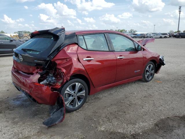 1N4AZ1CPXKC308745 - 2019 NISSAN LEAF S BURGUNDY photo 3