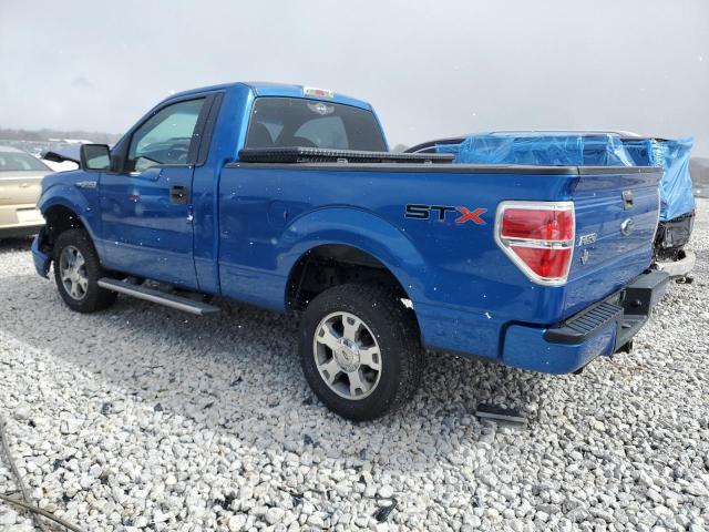 1FTRF12W69KB66957 - 2009 FORD F150 BLUE photo 2