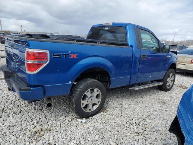 1FTRF12W69KB66957 - 2009 FORD F150 BLUE photo 3