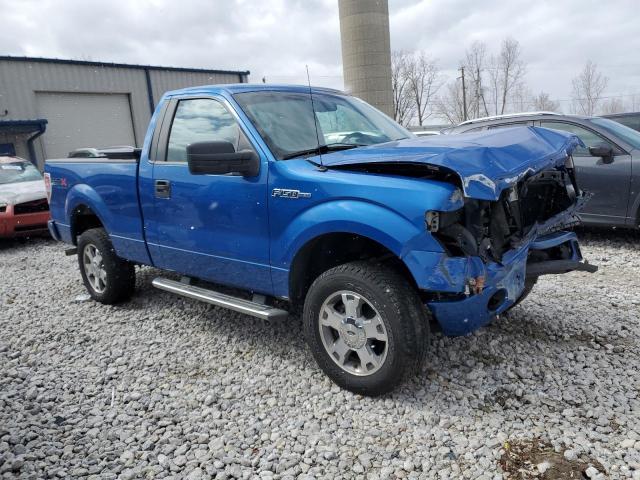 1FTRF12W69KB66957 - 2009 FORD F150 BLUE photo 4