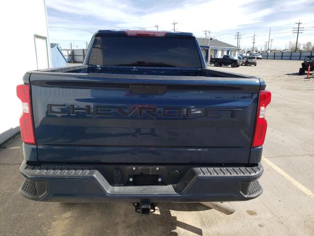 3GCPYBEK3MG248161 - 2021 CHEVROLET SILVERADO K1500 CUSTOM BLUE photo 6