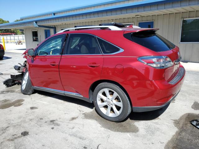 2T2ZK1BA9CC081258 - 2012 LEXUS RX 350 RED photo 2