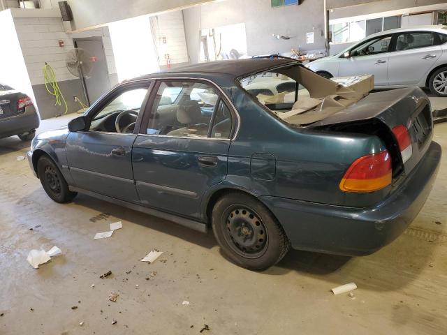 2HGEJ6574WH555440 - 1998 HONDA CIVIC LX TEAL photo 2