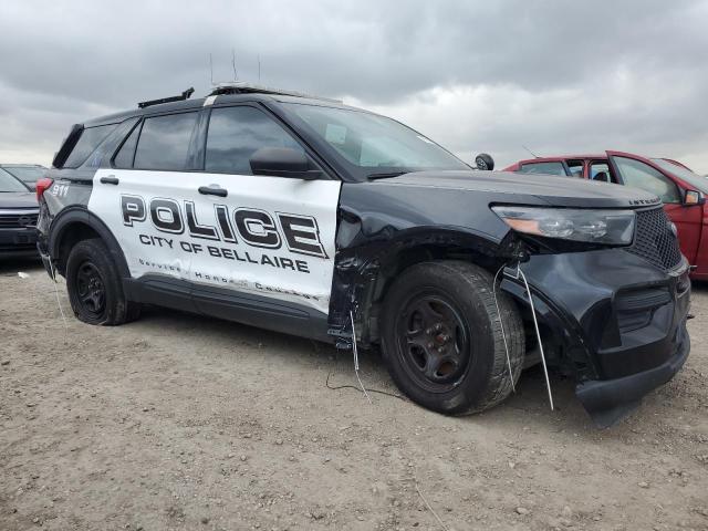1FM5K8AC2LGB85702 - 2020 FORD EXPLORER POLICE INTERCEPTOR ორფეროვანი ფოტო 4