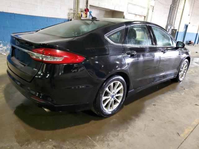 3FA6P0H77HR145898 - 2017 FORD FUSION SE BLACK photo 3