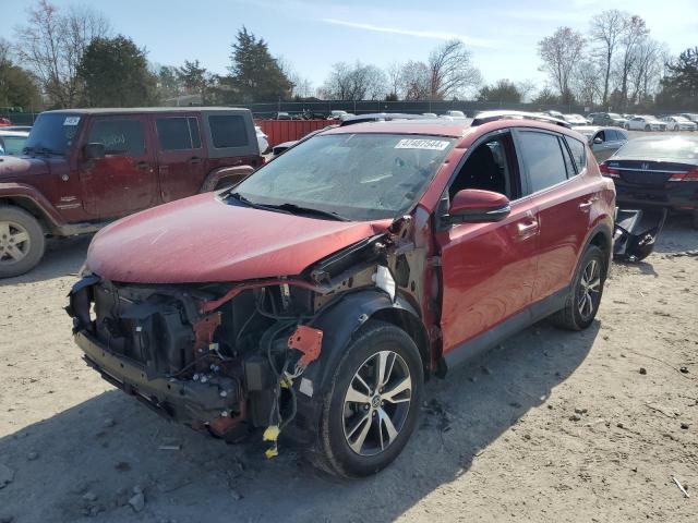 2T3WFREV0GW275472 - 2016 TOYOTA RAV4 XLE RED photo 1