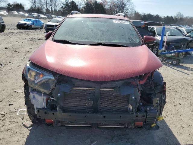 2T3WFREV0GW275472 - 2016 TOYOTA RAV4 XLE RED photo 5