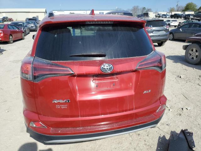 2T3WFREV0GW275472 - 2016 TOYOTA RAV4 XLE RED photo 6