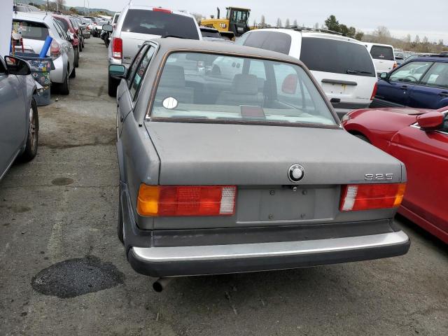 WBAAE5401H8811927 - 1987 BMW 325 BASE GRAY photo 6