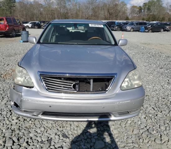 JTHBN36F050178956 - 2005 LEXUS LS 430 SILVER photo 5