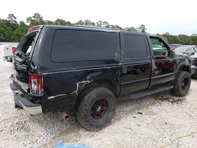 1FMNU41S15EB25466 - 2005 FORD EXCURSION XLT BLACK photo 3