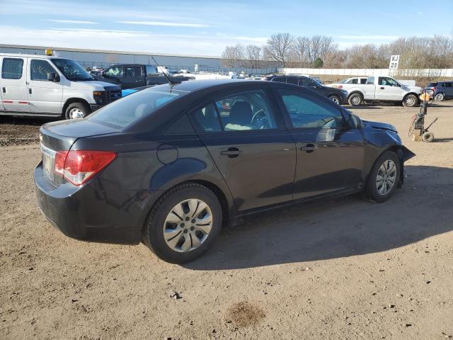 1G1PA5SHXD7256812 - 2013 CHEVROLET CRUZE LS BLACK photo 3