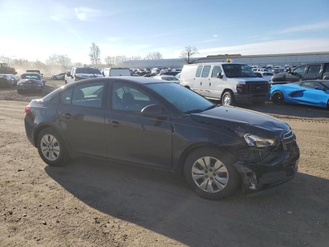 1G1PA5SHXD7256812 - 2013 CHEVROLET CRUZE LS BLACK photo 4